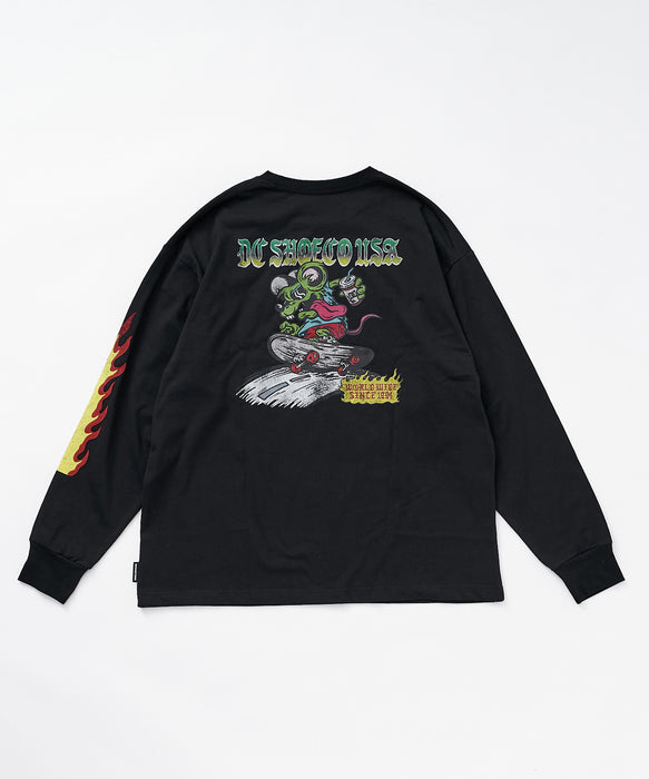 【SALE】DC SHOES メンズ 26 SPRINT RAT LS ロンT 長袖Tシャツ【2026年春夏モデル】