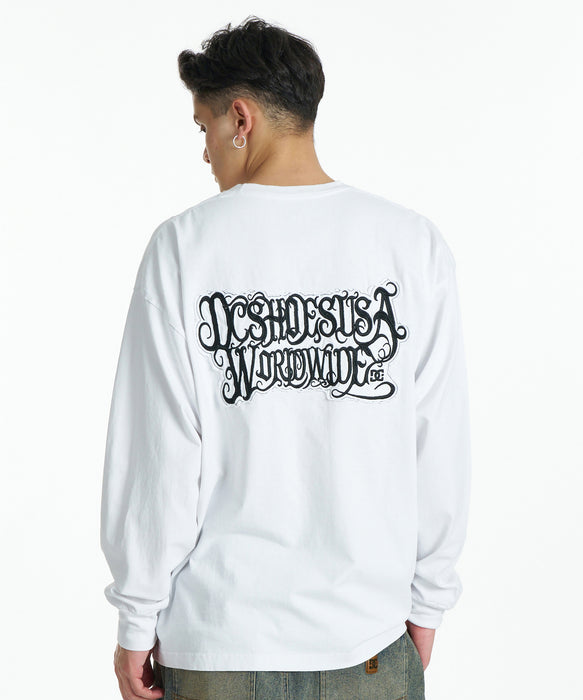 DC SHOES メンズ 26 HIDDEN LS ロンT 【2026年秋冬モデル】 WHB / XL