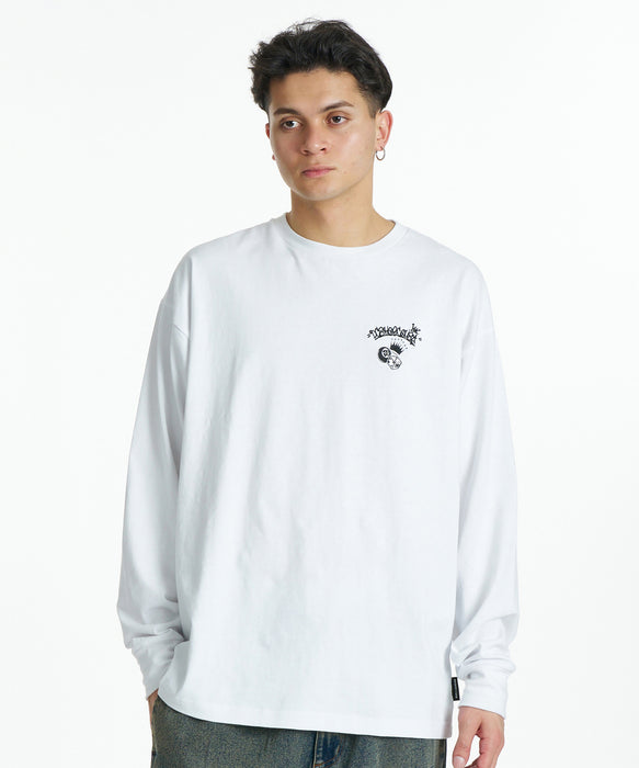 DC SHOES メンズ 26 GAME APP LS ロンT 【2026年秋冬モデル】 WHT / XL
