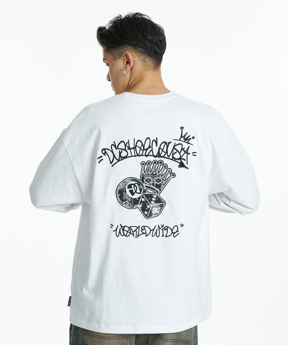 DC SHOES メンズ 26 GAME APP LS ロンT 【2026年秋冬モデル】 WHT / XL