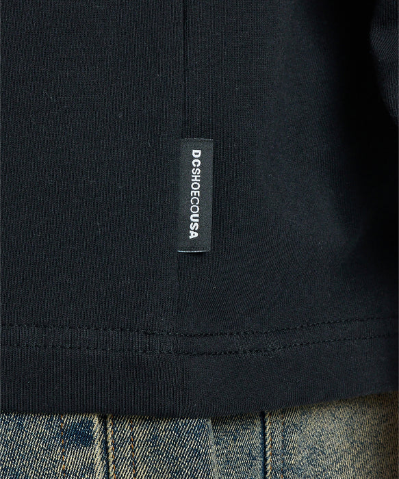 DC SHOES メンズ 26 MISCHIEF CREW LS ロンT 【2026年秋冬モデル】 BLK / XL