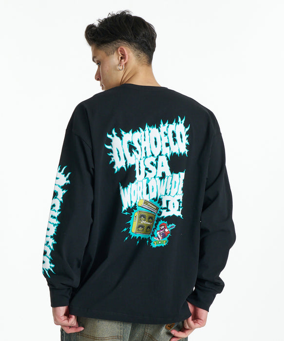 DC SHOES メンズ 26 ELECTRIC LS ロンT 【2026年秋冬モデル】 BLK / XL