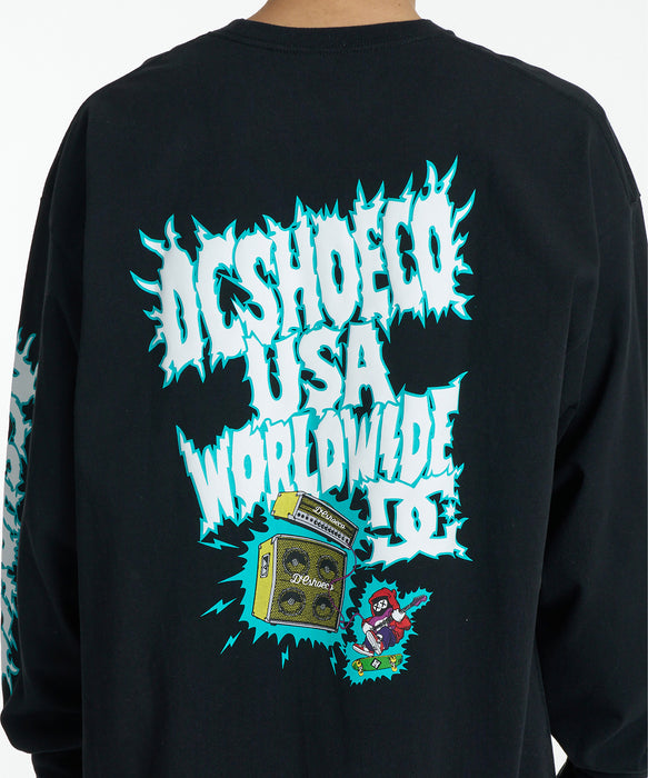 DC SHOES メンズ 26 ELECTRIC LS ロンT 【2026年秋冬モデル】 BLK / XL