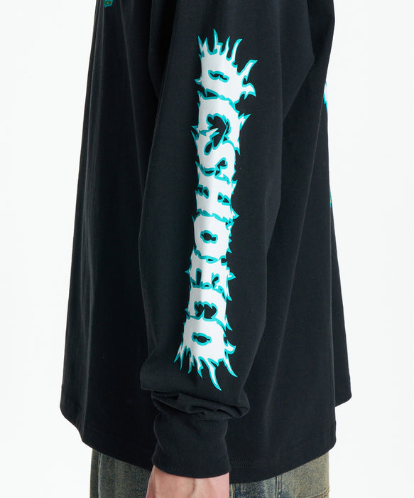 DC SHOES メンズ 26 ELECTRIC LS ロンT 【2026年秋冬モデル】 BLK / XL