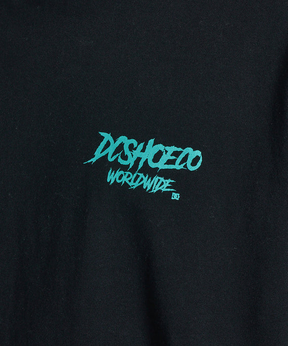 DC SHOES メンズ 26 SKATE SKULL LS ロンT 【2026年秋冬モデル】 BLK / XL