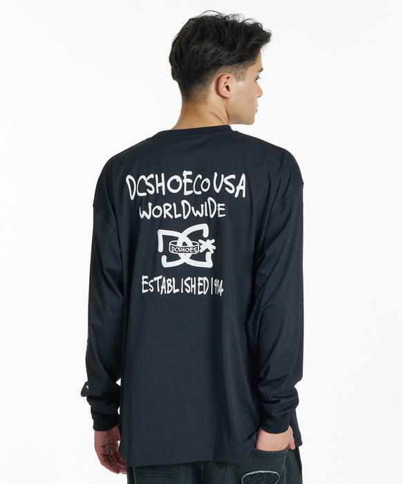 DC SHOES メンズ 26 SCRIBBLE LS ロンT 【2026年秋冬モデル】 BLK / XL