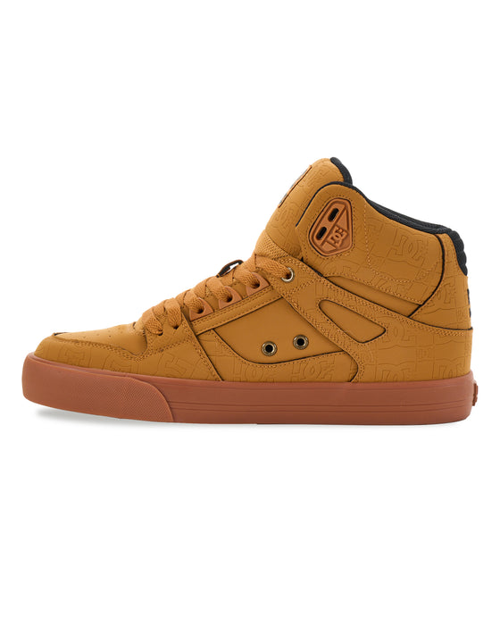 DC SHOES メンズ PURE HIGH-TOP SE SN シューズ 【2026年秋冬モデル】 TAN / 29CM