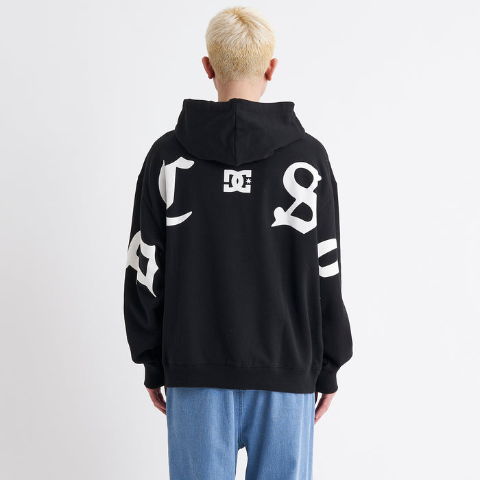 【BUY 2 20%OFF】【OUTLET】DC Shoes 23 BIG OE BACK LOGO ZH ジップフーディ パーカー メンズ