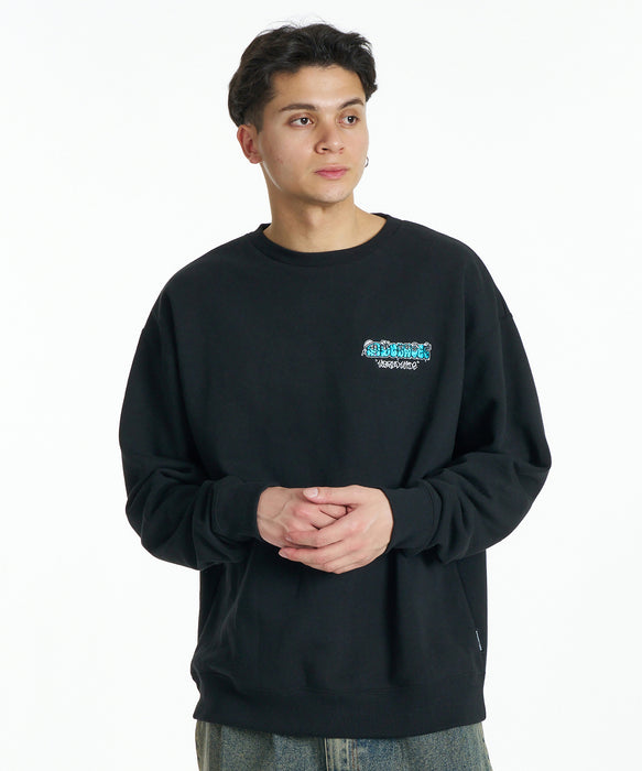DC SHOES メンズ 26 SK TEAM CREW トレーナー 【2026年秋冬モデル】 BLK / XL