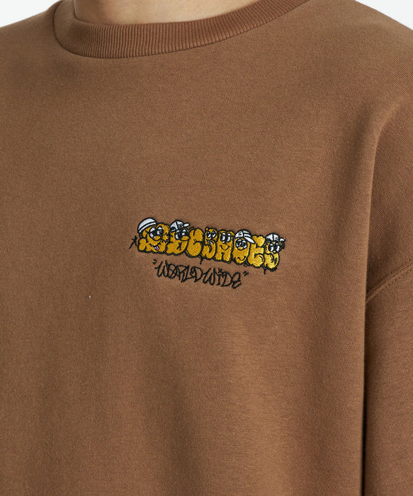 DC SHOES メンズ 26 SK TEAM CREW トレーナー 【2026年秋冬モデル】 BRN / XL