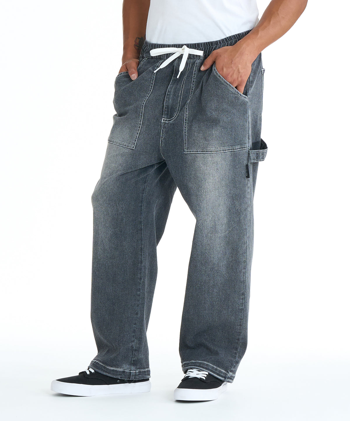 DC SHOES メンズ 26 WIDE PAINTER PANT デニム ペインターパンツ