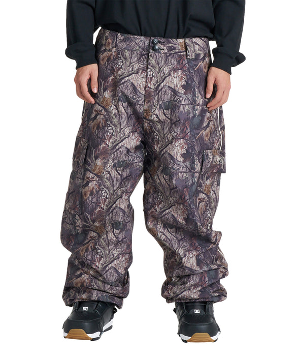 DCスノーパンツカモフラージュ DC SHOES メンズ 26 DC WIDE CARGO PANT 10K スノーパンツ 【26-27SNOW