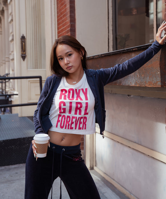 Roxy ROXY x MANA ZIP ウィメンズ フード付きパーカ 長袖 <2025FW CRUISERS X MANA COLLECTION>