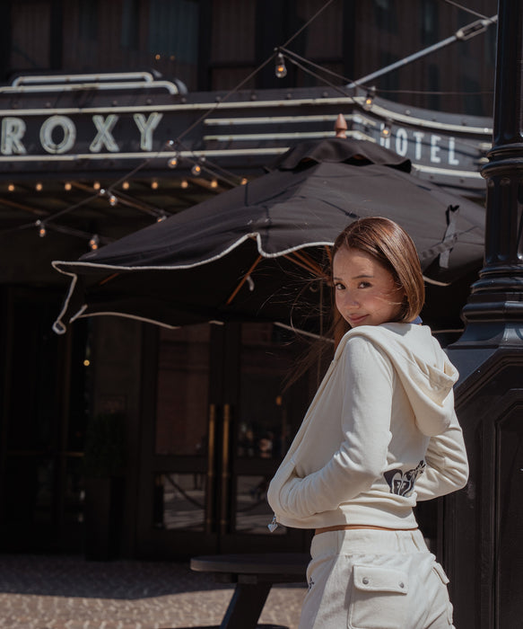 Roxy ROXY x MANA ZIP ウィメンズ フード付きパーカ 長袖 <2025FW CRUISERS X MANA COLLECTION>