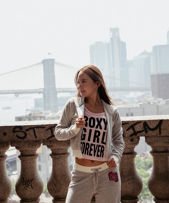 Roxy ROXY x MANA ZIP ウィメンズ フード付きパーカ 長袖 <2025FW CRUISERS X MANA COLLECTION>