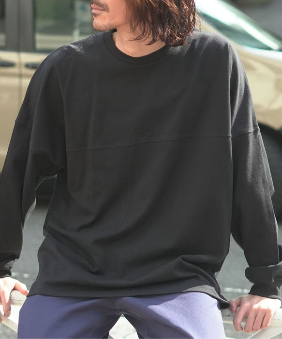 RVCA タッパー ブラック 長袖　メンズ　XL RVCA（ルーカ） 長袖Tシャツ メンズ PALM BOX LT ロンT RVCA BF041153