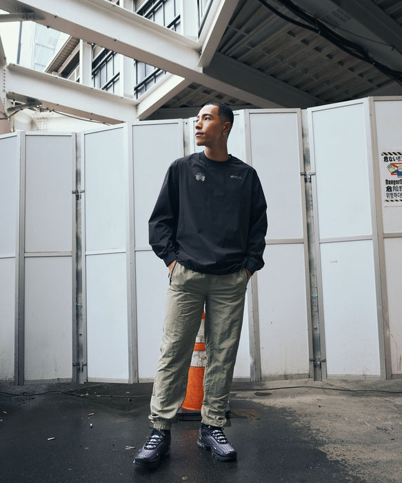 RVCA SPORT メンズ PRESSED RIP LT ストレッチ・ドライ ロンT 【2026年秋冬モデル】
