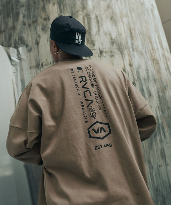 RVCA メンズ STRAIGHT HEX LT ロンT 【2026年秋冬モデル】