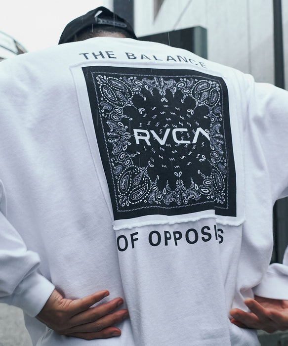RVCA メンズ BANDANA BALANCE CRAST LT ロンT 【2026年秋冬モデル】