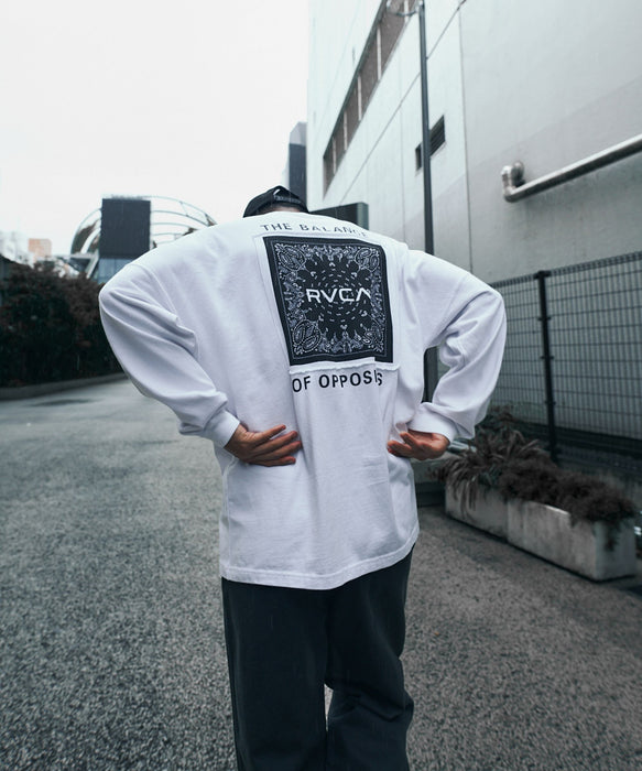 RVCA メンズ BANDANA BALANCE CRAST LT ロンT 【2026年秋冬モデル】