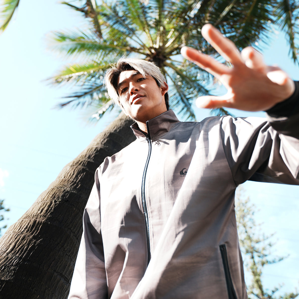 QUIKSILVER メンズ 撥水 4WAYストレッチ 速乾 軽量 ジャージトラック