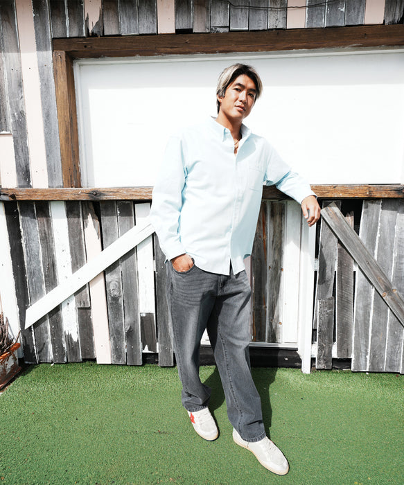 QUIKSILVER メンズ DNA OX WASH BD SHIRTS 長袖シャツ 【2026年秋冬モデル】