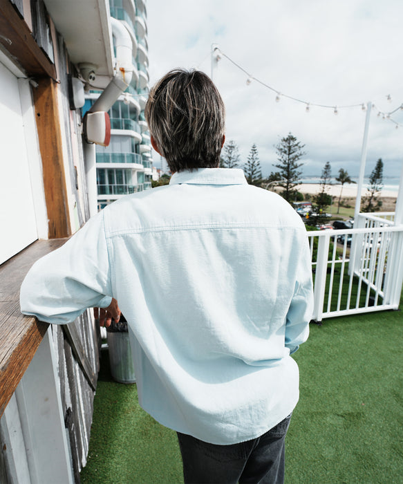 QUIKSILVER メンズ DNA OX WASH BD SHIRTS 長袖シャツ 【2026年秋冬モデル】