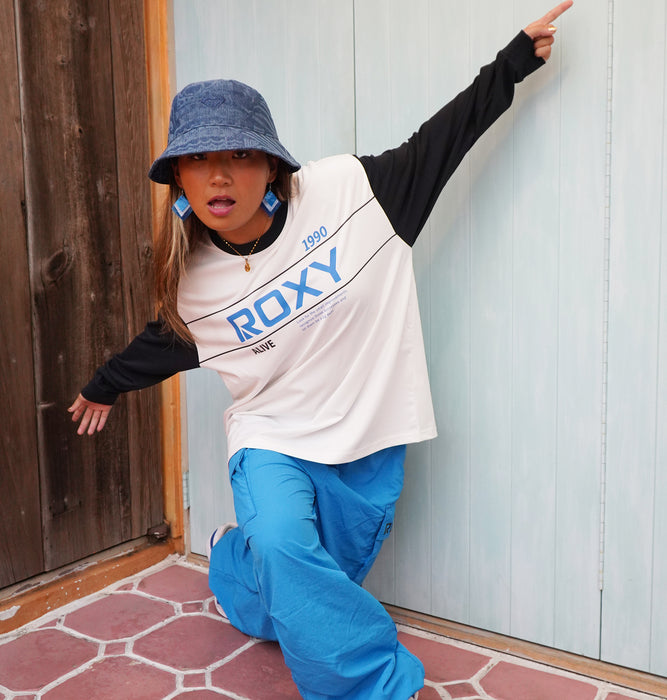 Roxy 速乾 UVカット Tシャツ ロンT BIG DEAL L/S TEE