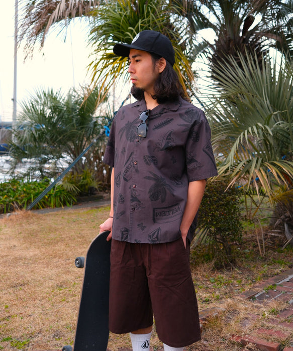 VOLCOM メンズ NOZAKA SS AOP SHIRT 半袖シャツ 【2026年春夏モデル】