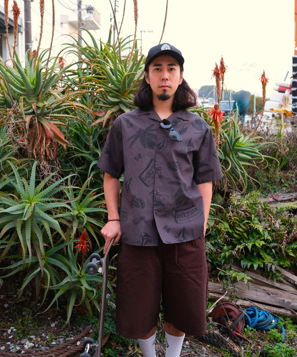 VOLCOM メンズ NOZAKA SS AOP SHIRT 半袖シャツ 【2026年春夏モデル】