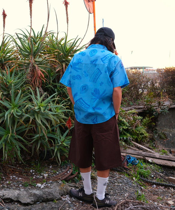 VOLCOM メンズ NOZAKA SS AOP SHIRT 半袖シャツ 【2026年春夏モデル】
