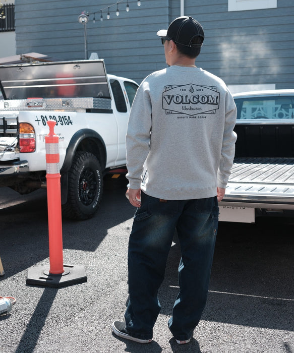 VOLCOM メンズ WORKWEAR CREW トレーナー 【2026年秋冬モデル】