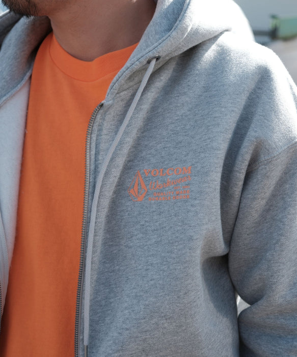 VOLCOM メンズ WORKWEAR ZIP HOOD パーカー 【2026年秋冬モデル】