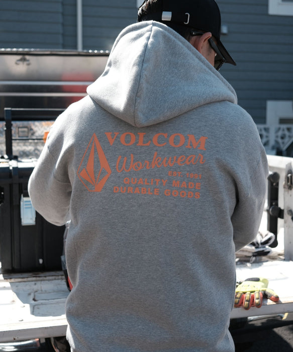 VOLCOM メンズ WORKWEAR ZIP HOOD パーカー 【2026年秋冬モデル】