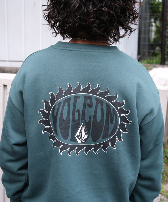 【オンライン限定】VOLCOM メンズ SOLARMAX RAGLAN CREW トレーナー 【2026年秋冬モデル】