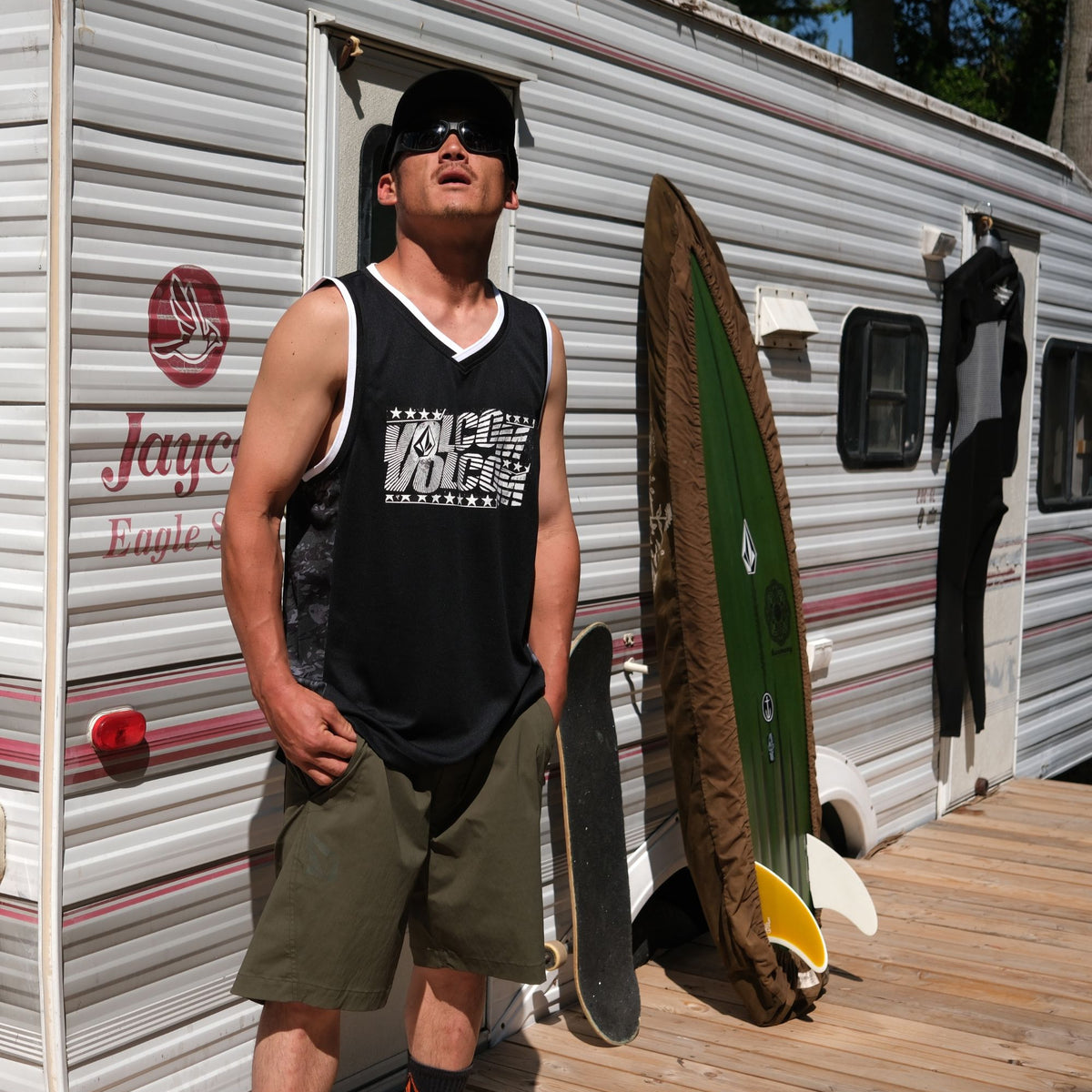 OUTLET】VOLCOM メンズ FROTH OF JULY TANK タンクトップ 【2026年夏