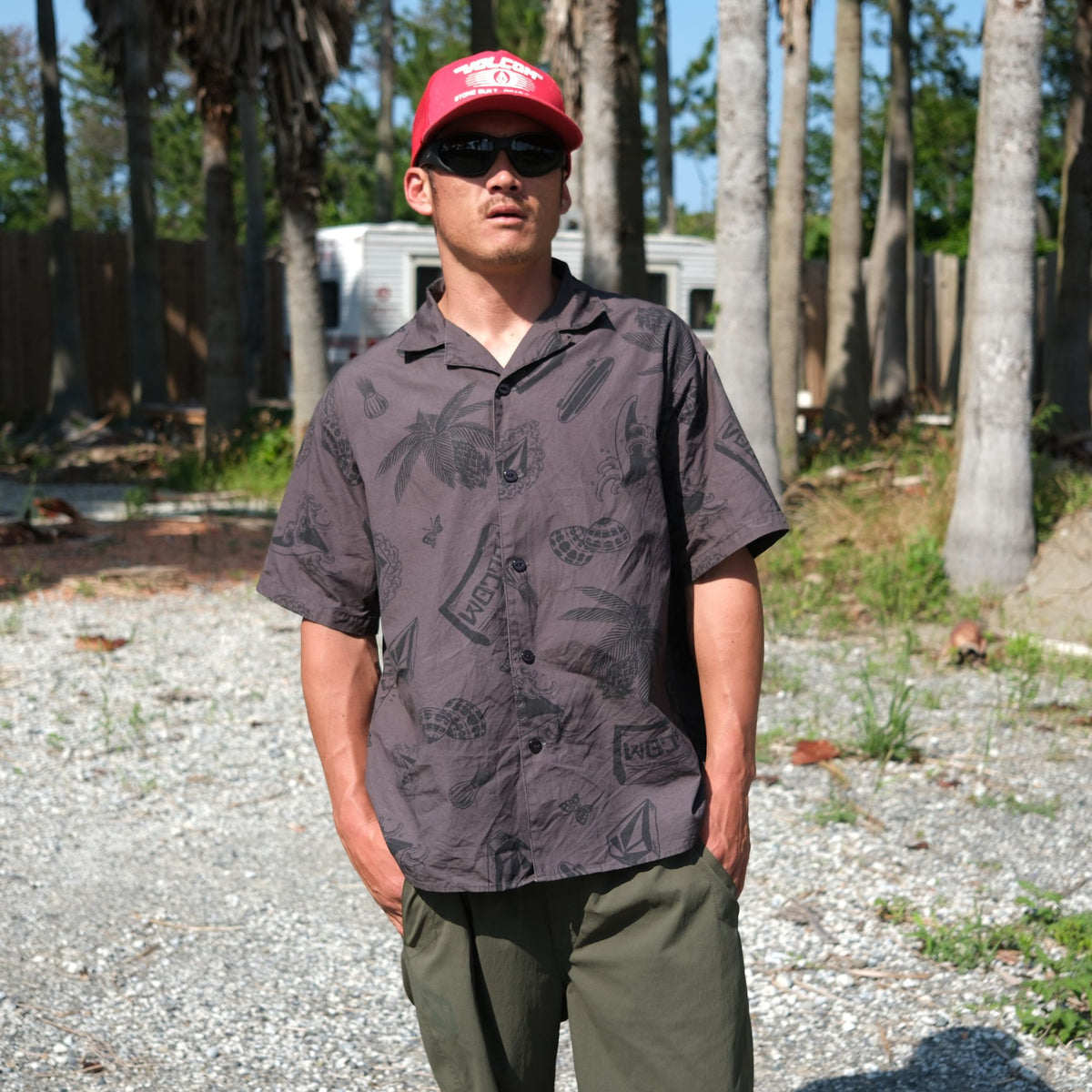 VOLCOM メンズ NOZAKA SS AOP SHIRT 半袖シャツ 【2026年春夏モデル】