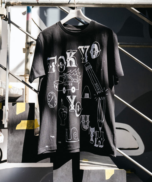 RVCA メンズ BIKO&KENNY ANP TOKYO TEE Tシャツ 【2026年夏モデル】