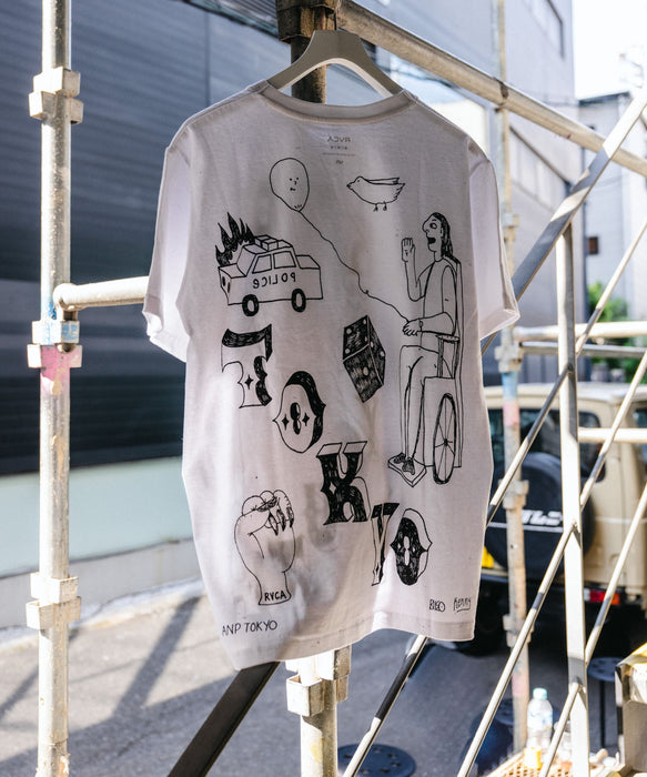 RVCA メンズ BIKO&KENNY ANP TOKYO TEE Tシャツ 【2026年夏モデル】