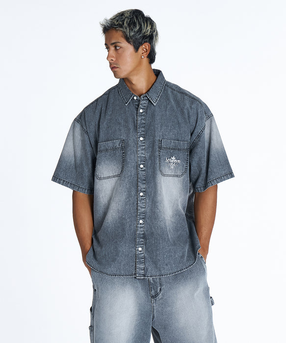 DC Shoes メンズ 26 WORKERS SHIRT SS 半袖シャツ 【2026年夏モデル】 BDB / XL