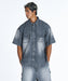 DC Shoes メンズ 26 WORKERS SHIRT SS 半袖シャツ 【2026年夏モデル】 BDB / XL