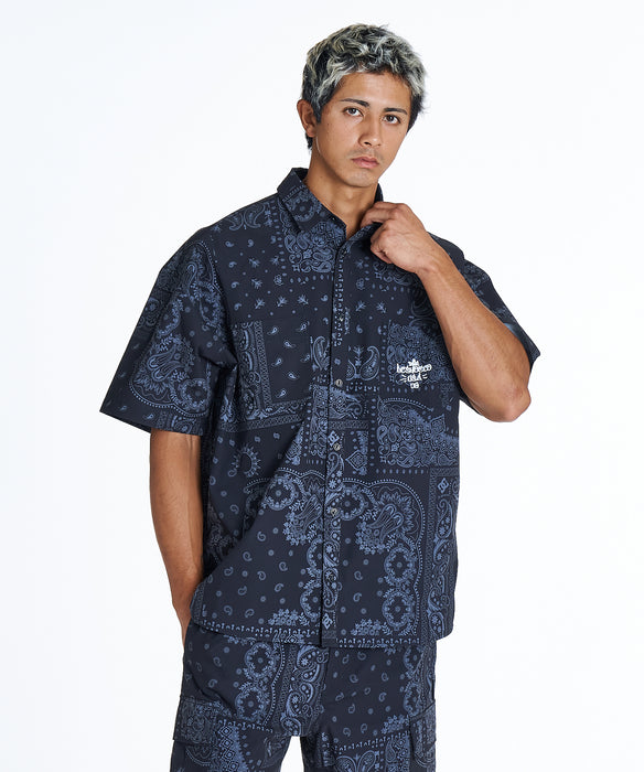 DC Shoes メンズ 26 WORKERS SHIRT SS 半袖シャツ 【2026年夏モデル】 BDN / XL