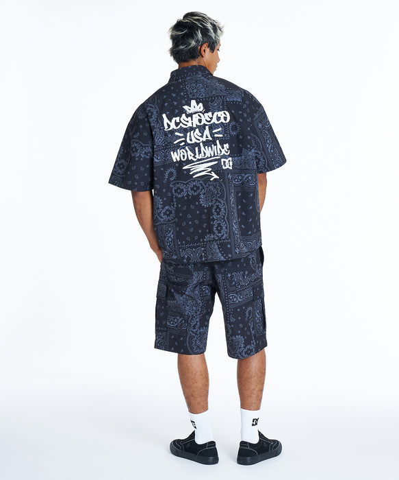 DC Shoes メンズ 26 WORKERS SHIRT SS 半袖シャツ 【2026年夏モデル】 BDN / XL