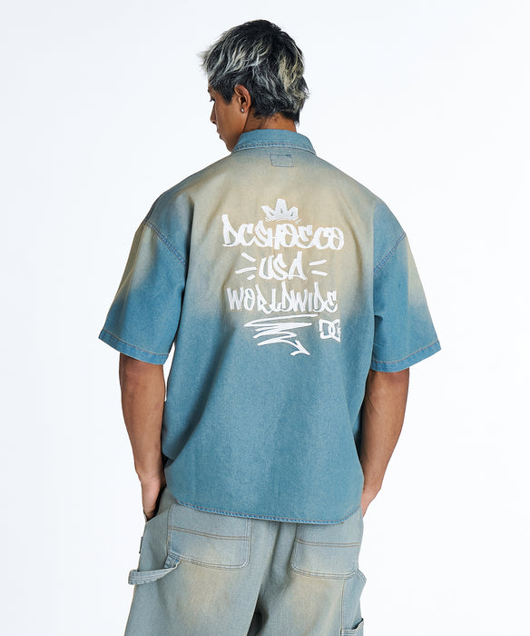 DC Shoes メンズ 26 WORKERS SHIRT SS 半袖シャツ 【2026年夏モデル】 LBB / XL