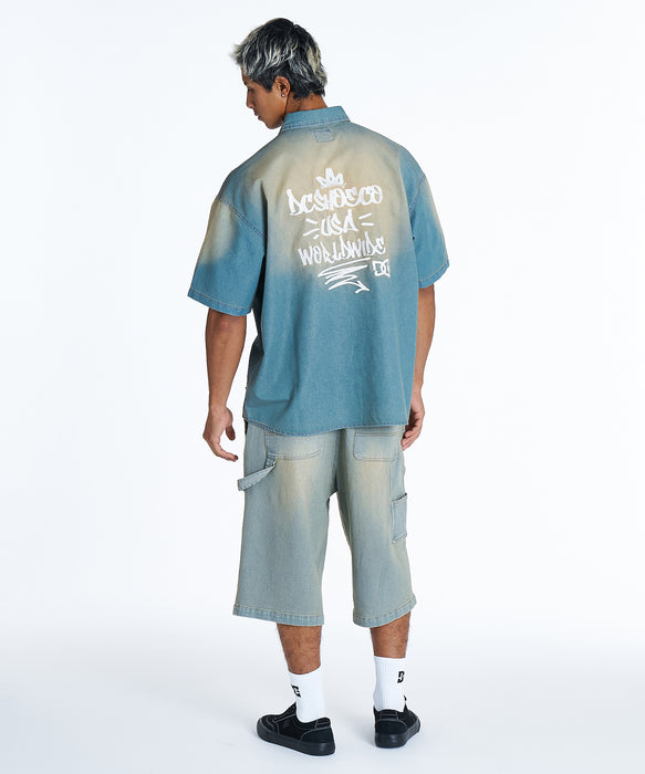 DC Shoes メンズ 26 WORKERS SHIRT SS 半袖シャツ 【2026年夏モデル】 LBB / XL
