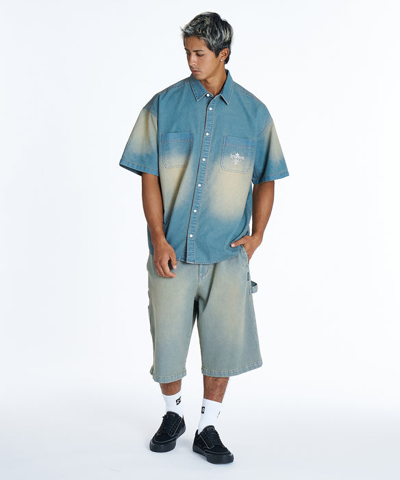 DC Shoes メンズ 26 WORKERS SHIRT SS 半袖シャツ 【2026年夏モデル】 LBB / XL