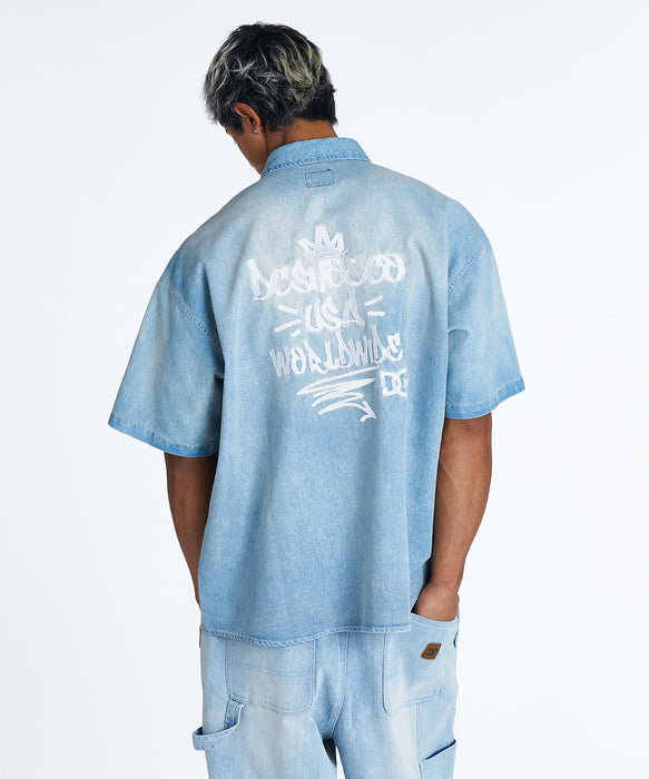 DC Shoes メンズ 26 WORKERS SHIRT SS 半袖シャツ 【2026年夏モデル】 LLB / XL