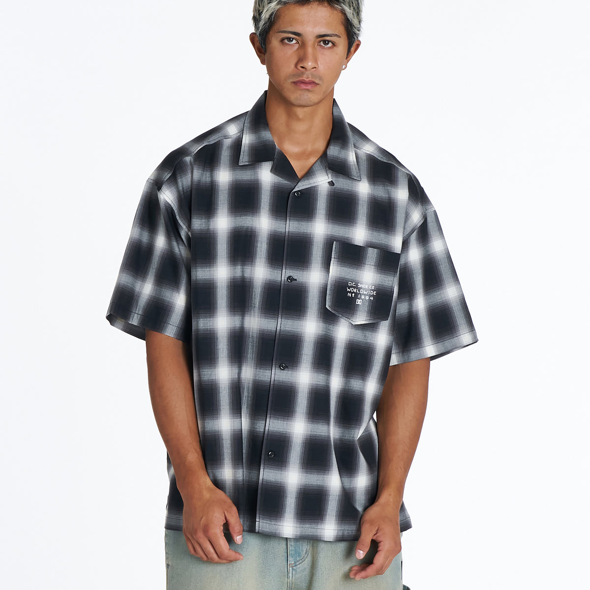 DC Shoes メンズ 26 OMBRE CHECK SHIRT SS 半袖シャツ 【2026年夏モデル】