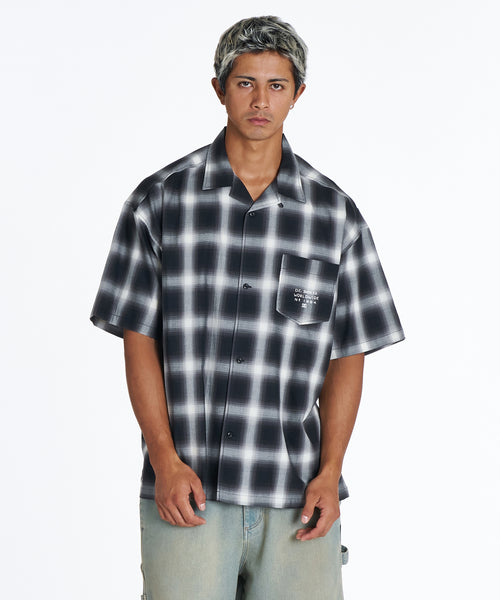 DC Shoes メンズ 26 OMBRE CHECK SHIRT SS 半袖シャツ 【2026年夏モデル】