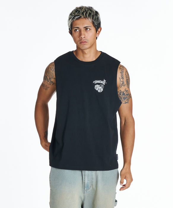 DC Shoes メンズ 26 PLAY SL タンクトップ 【2026年夏モデル】 BLK1 / XL